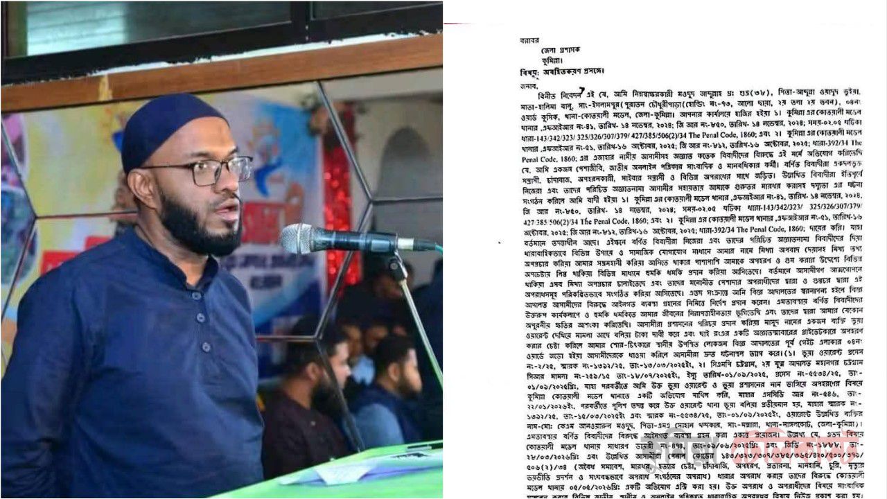 প্রাণনাশের আশঙ্কা ও অপহরণচেষ্টার অভিযোগে প্রশাসনের কাছে নিরাপত্তা চাইলেন সাংবাদিক শুভ্র